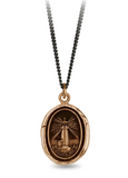 Pyrrha | Lighthouse Bronze Talisman Necklace