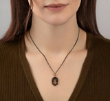 Pyrrha | Lighthouse Bronze Talisman Necklace