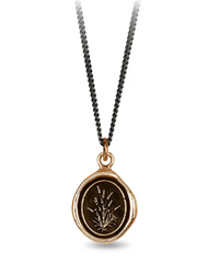 Pyrrha | Tranquility Bronze Talisman Necklace