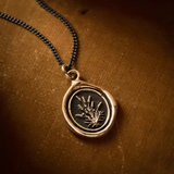 Pyrrha | Tranquility Bronze Talisman Necklace