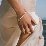 Satya | Green Opal Shell Bracelet