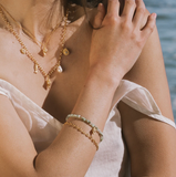 Satya | Green Opal Shell Bracelet