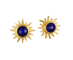 Satya |  Lapis Starburst Earrings