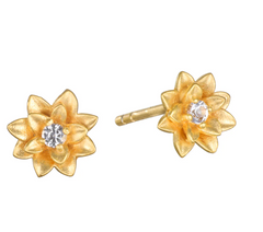 Satya | Soul Renewal Gold Lotus Earrings