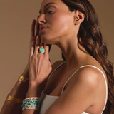 Satya | Soul Renewal Gold Lotus Earrings