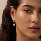 Satya | Forever Blessed Hamsa Huggie Hoops