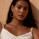 Satya | Healing Journey Turquoise Lotus Petal Earrings