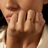 Satya | Inner Fire Garnet Ring