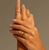 Satya | Inner Fire Garnet Ring