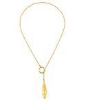 Satya | Spiritual Messenger Feather Lariat Necklace