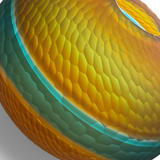 Fascapple glass | "Miami" Battuto Bowl