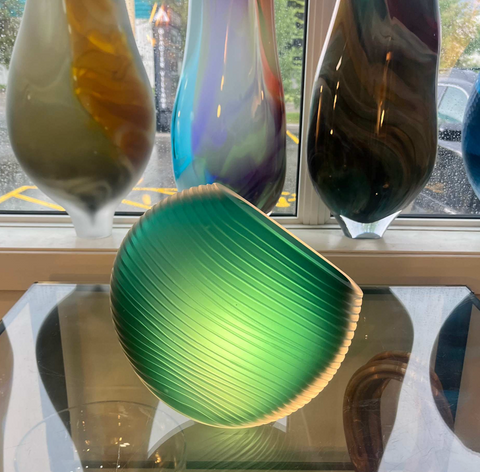 Fascapple glass | Jade Luna vase