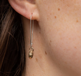Kat Cadegan | Acorn Earrings , Long hooks