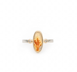 Kat Cadegan | Petite Wren Ring | 1.25ct Dendritic Agate