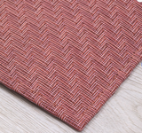 Chilewich | Woven Flat Foxtail Rug - Raspberry