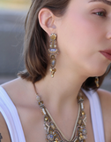 Ayala Bar | Drops of Gold Set,Long Earring,Serenita