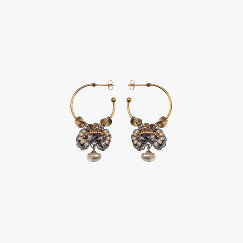 Ayala Bar | Drops of Gold Set,Elegant Hoops Earring, Paix