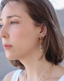 Ayala Bar | Drops of Gold Set,Elegant Hoops Earring, Paix