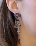 Ayala Bar | Purple Passion Set,Long Beaded Earring,Takara