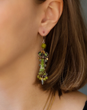 Ayala Bar | Forest Reflection Set, Long  Dangle Earring, Kelp