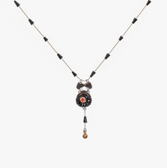 Ayala Bar | Obsidian Night Set, Delicate Necklace, Ash