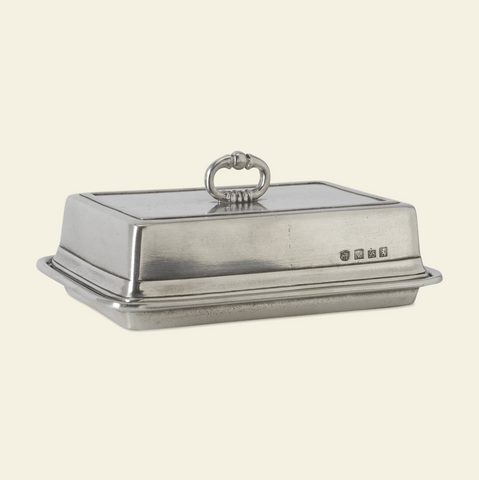 Match | Double Butter Dish with Cover