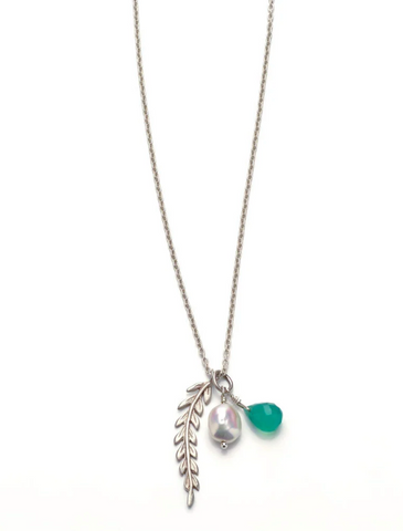 Eles | Rome single leaf necklace