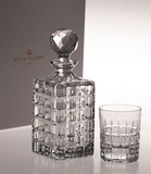 Vista Alegre | Case with Whisky Decanter and 4 Old Fashion glasses - Helsinky.