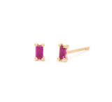 Leah Alexandra | Tiny Baguette Studs