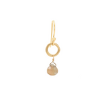 Anne Sportun | 18k gold Heart Gemstone Briolette Earrings