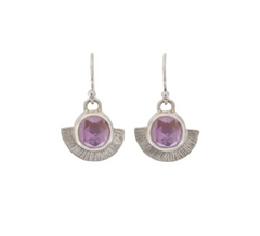 Kat Cadegan | Hathor Amethyst Earrings