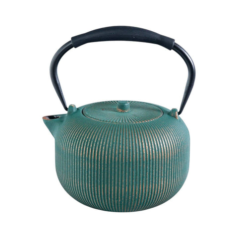 Tokusa Forest Green 33oz Cast Iron Tea Pot
