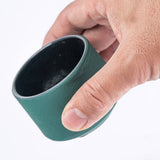 3oz Green Modern Cast Iron Tea Cup