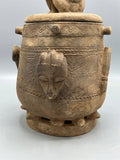 The Niger Bend | Single Baule Man Design Mouse Oracle Container/Statue
