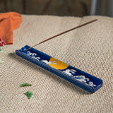 Handpainted Ceramic Incense Holder 9 inch L Mon Rabbit