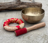 LUNGTA | Hand-Hammered Tibetan Singing Bowl Complete Set with Mallet