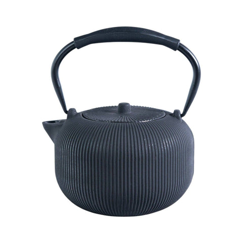 Tokusa Black Matte 33oz Cast Iron Tea Pot