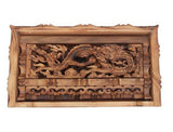 LUNGTA | Solid Wood Hand Carved Tibetan Buddhist Prayer Shrine Altar