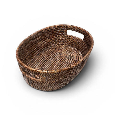 MATAHARI | Oval  Bread Tray w/ Handle