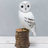 Aviologie | Owl - Barn - 13"H - Hand Carved Ornament