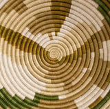 The African Home Goods | Rwanda African bowl - Olive and Green