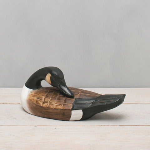 Aviologie | Canada Goose Medium - Turned - 13"L -Wooden Ornament