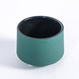 3oz Green Modern Cast Iron Tea Cup