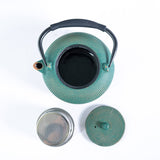 Tokusa Forest Green 33oz Cast Iron Tea Pot