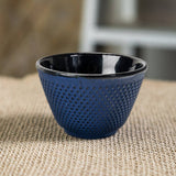 4oz Navy Hobnail Cast Iron Tea Cup
