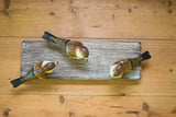 Aviologie | Sparrow Trio - Carved Wooden Ornament