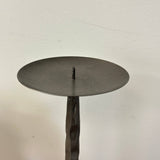 Vagabond Vintage | Hammered Metal Pillar Candle Holder