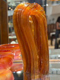 Fascapple glass | Golden Flare Glass Sculpture