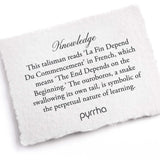 Pyrrha | Knowledge Silver Talisman