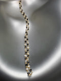 Arunashi 18K  Black Diamond & Keshi Pearl Necklace
